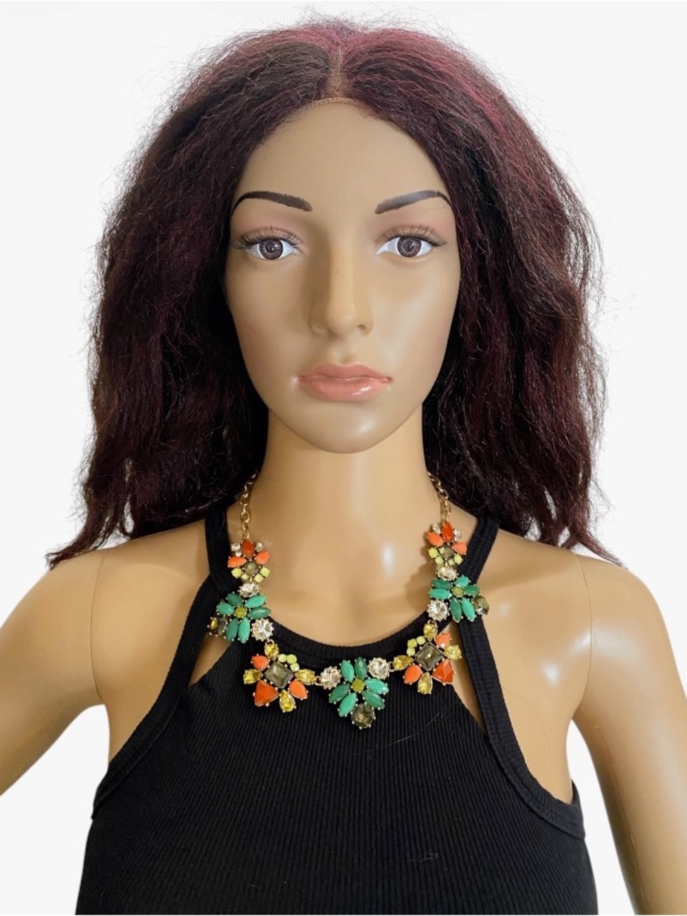 Stella & Dot Elodie multicolor statement necklace
